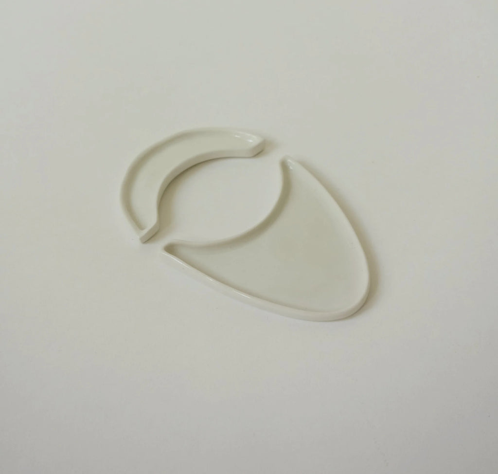 crescent moon plates