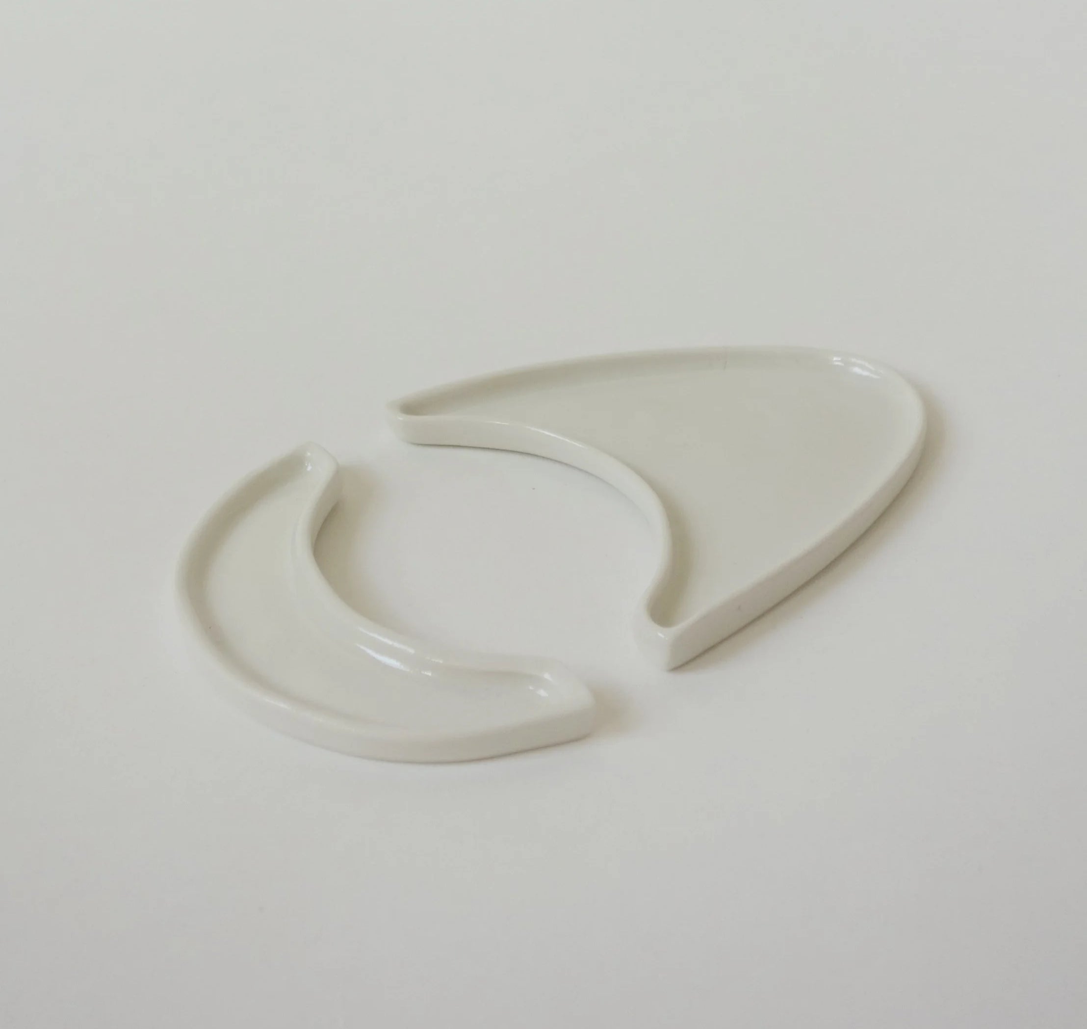 crescent moon plates