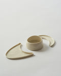 crescent moon plates + evening vessel (set)