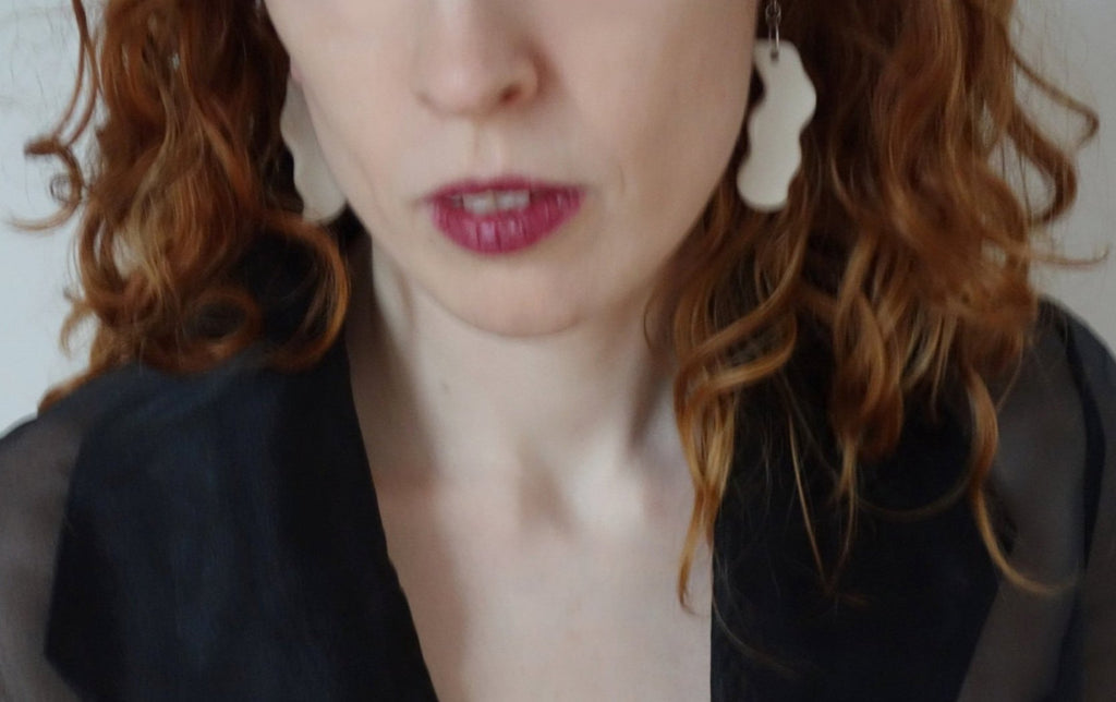 porcelain ventana earrings