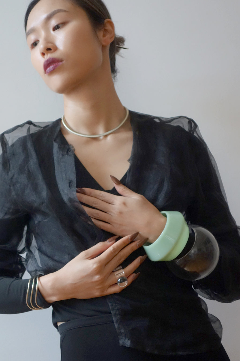 tomorrow bangle (glass)