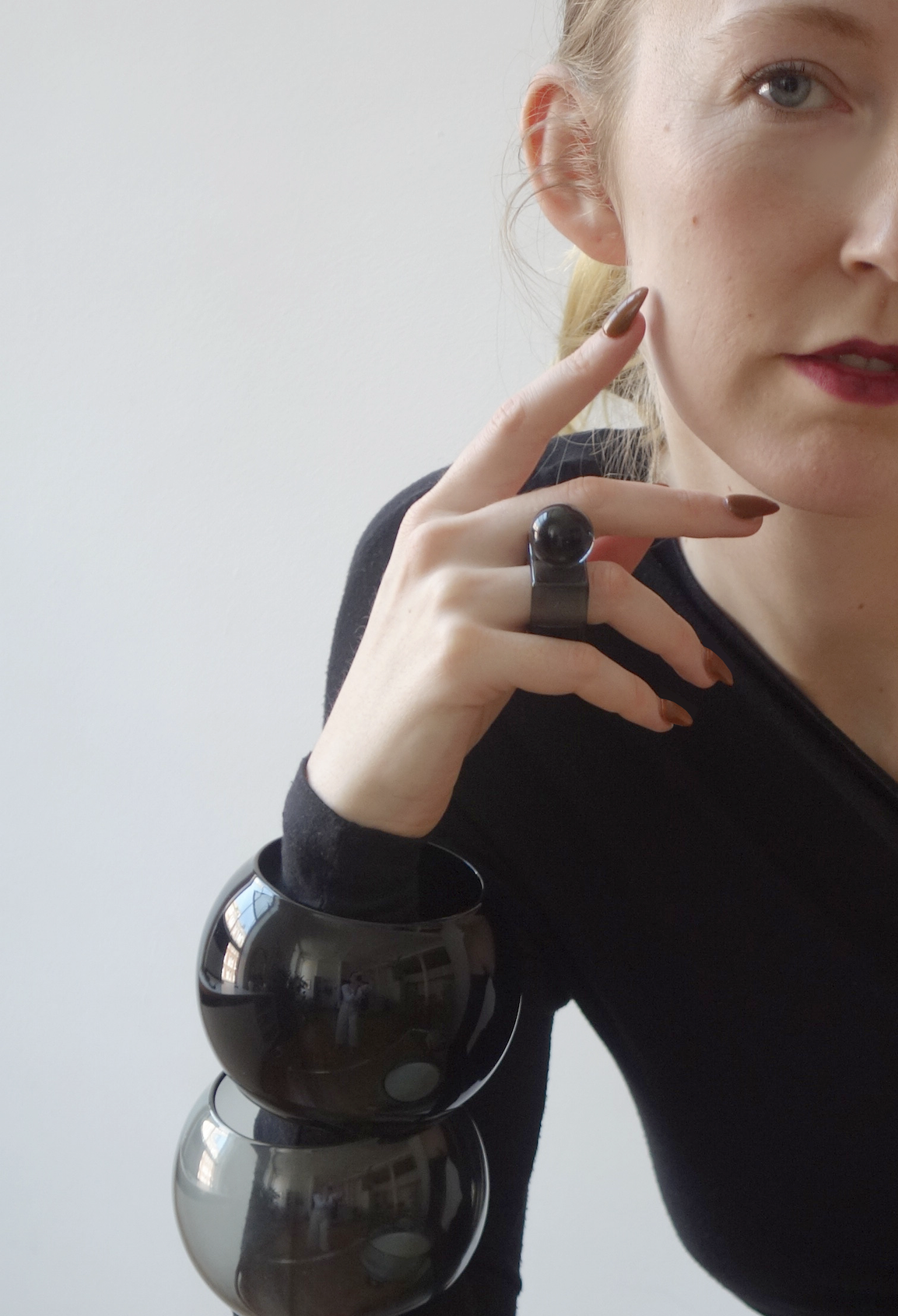 exclamation bangle (glass)