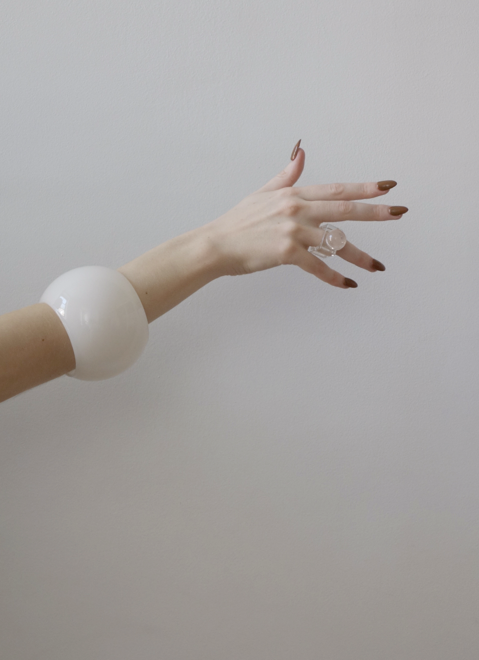 exclamation bangle (glass)