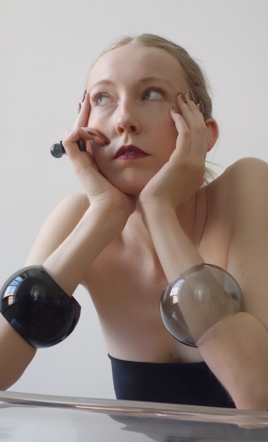 exclamation bangle (glass)